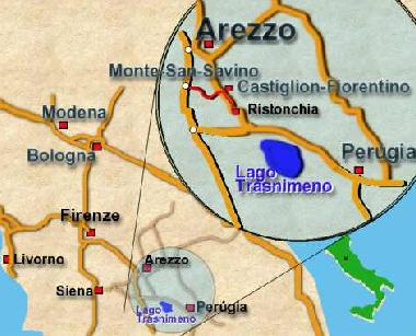 Chambre avec petit d�jeuner �/en/au Castiglion Fiorentino (Arezzo)ou appartement ou maison de vacances