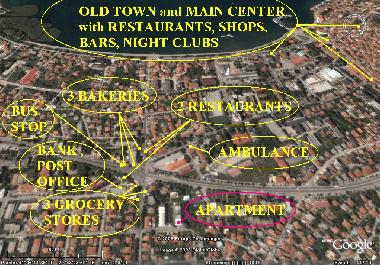 Appartement de vacances �/en/au Ohrid (Ohrid)ou appartement ou maison de vacances