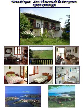 Chalet �/en/au San Vicente de la Cantabria (Cantabria)ou appartement ou maison de vacances