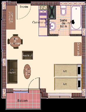 Plan du studio
