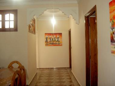 couloir et table