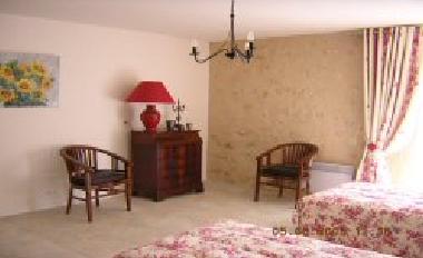 Chambre avec petit d�jeuner �/en/au saint emilion, bordeaux,bergerac (Gironde)ou appartement ou maison de vacances