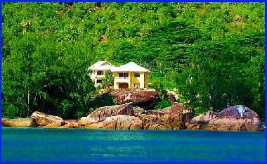 Appartement de vacances �/en/au Praslin (Baie Sainte Anne)ou appartement ou maison de vacances