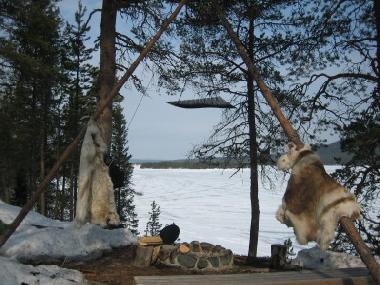 Maison de vacances �/en/au Jukkasj�rvi (Norrbotten)ou appartement ou maison de vacances