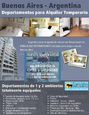 Appartement de vacances �/en/au BUENOS AIRES (Distrito Federal)ou appartement ou maison de vacances