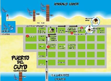 Appartement de vacances �/en/au Puerto del Cuyo (Yucatan)ou appartement ou maison de vacances