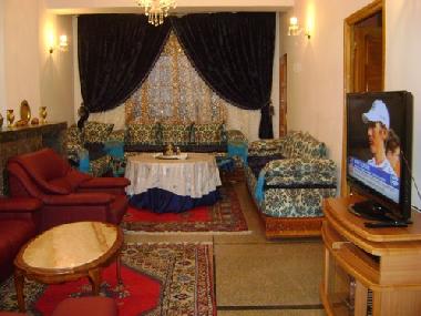 espace salon (TV, Biblioth�que)