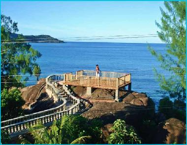 Appartement de vacances �/en/au Praslin (Baie Sainte Anne)ou appartement ou maison de vacances