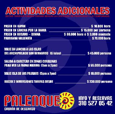 Appartement de vacances �/en/au rincon del mar (Sucre)ou appartement ou maison de vacances