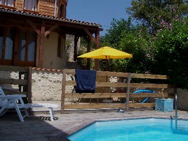 terrace et piscine