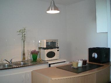 La vue de la chambre, the see on the parc (in the room)