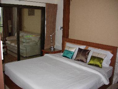 chambre de ma�tre, grand lit double
