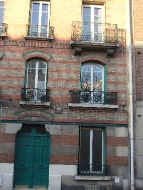 Vue de l'immeuble �poque 1900