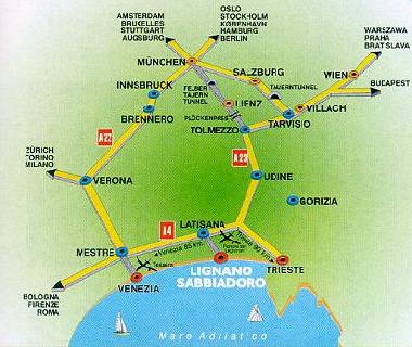 Appartement de vacances /en/au LIGNANO SABBIADORO (Udine)ou appartement ou maison de vacances