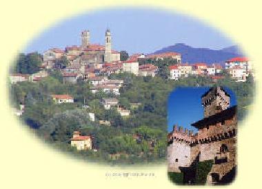 Tagliolo village et son c�l�bre ch�teau.