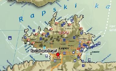 Appartement de vacances /en/au Lopar (Primorsko-Goranska)ou appartement ou maison de vacances