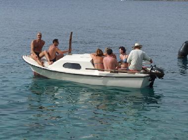 Voyage en bateau de notre famille