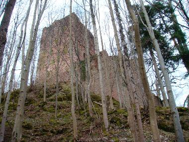 Les ruines du Nideck