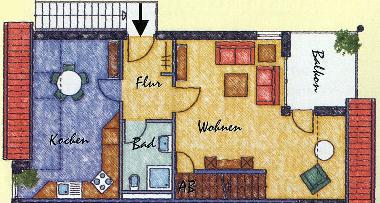 Appartement de vacances �/en/au Karlshagen/D�nenresidenz (Ostsee-Inseln)ou appartement ou maison de vacances