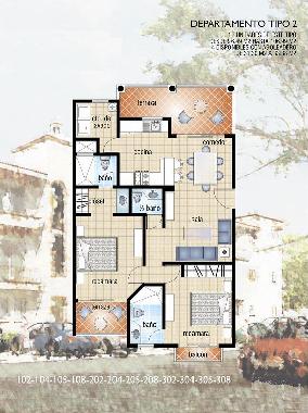 Appartement de vacances �/en/au Playa del Carmen (Quintana Roo)ou appartement ou maison de vacances