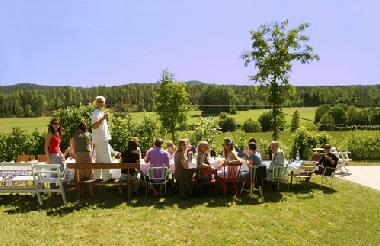 Jardin spacieux pour faire la f�te 