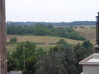 Vue depuis le balcon de la cuisine