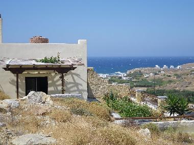 vue du jardin sur la mer