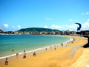 Appartement de vacances �/en/au San Sebastian (Guip�zcoa)ou appartement ou maison de vacances