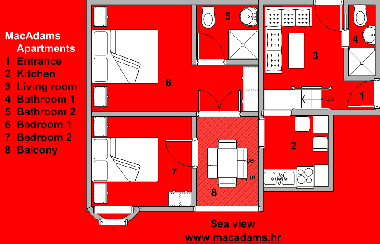 Maison de vacances �/en/au Novalja insel  pag (Licko-Senjska)ou appartement ou maison de vacances
