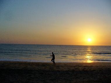 le coucher du soleil 