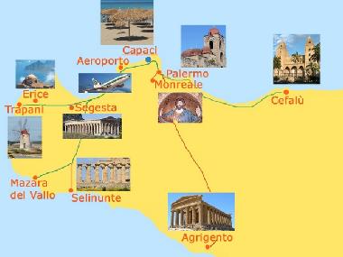 Maison de vacances �/en/au Capaci (Palermo)ou appartement ou maison de vacances