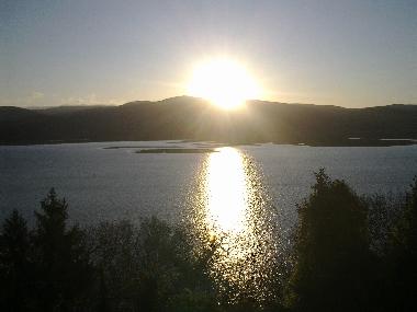 winter sunrise from the terraces