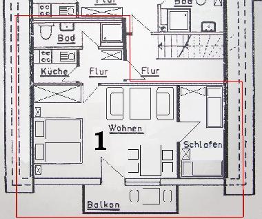 Appartement de vacances /en/au Bsum (Nordsee-Festland)ou appartement ou maison de vacances