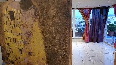 detail sur portes vitrees