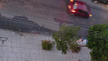 arret de bus sous l