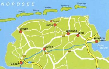 Appartement de vacances /en/au Esens-Benserisel (Nordsee-Festland / Ostfriesland)ou appartement ou maison de vacances