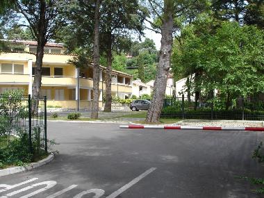 Entr�e du parc de stationnement