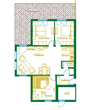 Appartement de vacances �/en/au G�hren-Lebbin (Mecklenburgische Seenplatte)ou appartement ou maison de vacances
