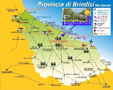 Maison de vacances /en/au Carovigno (Brindisi)ou appartement ou maison de vacances