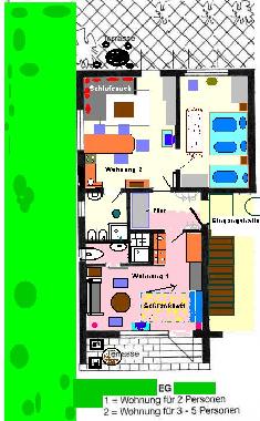 Appartement de vacances /en/au Hooksiel (Nordsee-Festland / Ostfriesland)ou appartement ou maison de vacances