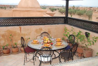 Vous auriez la possibilit� de manger sur la terrasse