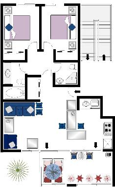 PLAN: APPARTEMENT 1