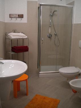 salle de bain avec douche