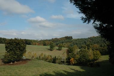La vue depuis le jardin