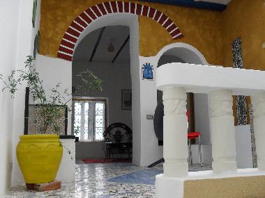 Chambre avec petit d�jeuner �/en/au sidi bou said (Tunis)ou appartement ou maison de vacances