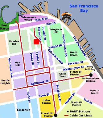 Appartement de vacances �/en/au San Francisco (California)ou appartement ou maison de vacances