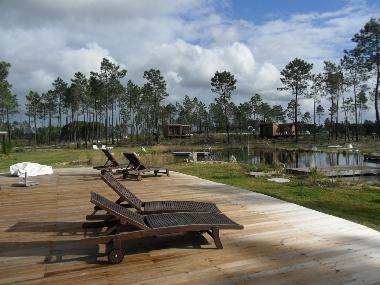 Vue du deck de la piscine