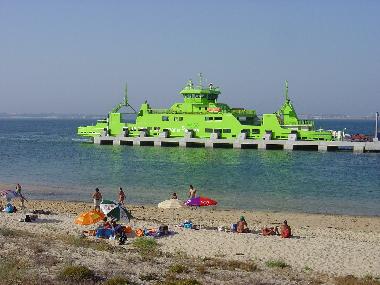 Ferry de Setubal a Troia, dans la route vers Comporta