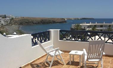terrasse donnant sur les plages de Papagayo
