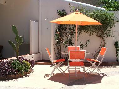 coin relax dans le jardin 